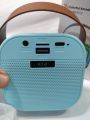 K12 Kids Karaoke Microphone double speaker Machine Bluetooth-Compatible Wireless Karaoke Mic Speaker with RGB Light for Kids Toddler,Gifts for Girls and Boys Birthday (Blue & Pink). 