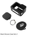 Silicone Case for GoPro Hero 13 Black Tempered Glass Screen Protector Protective Film Flip Battery Side Cover Lens Cap. 