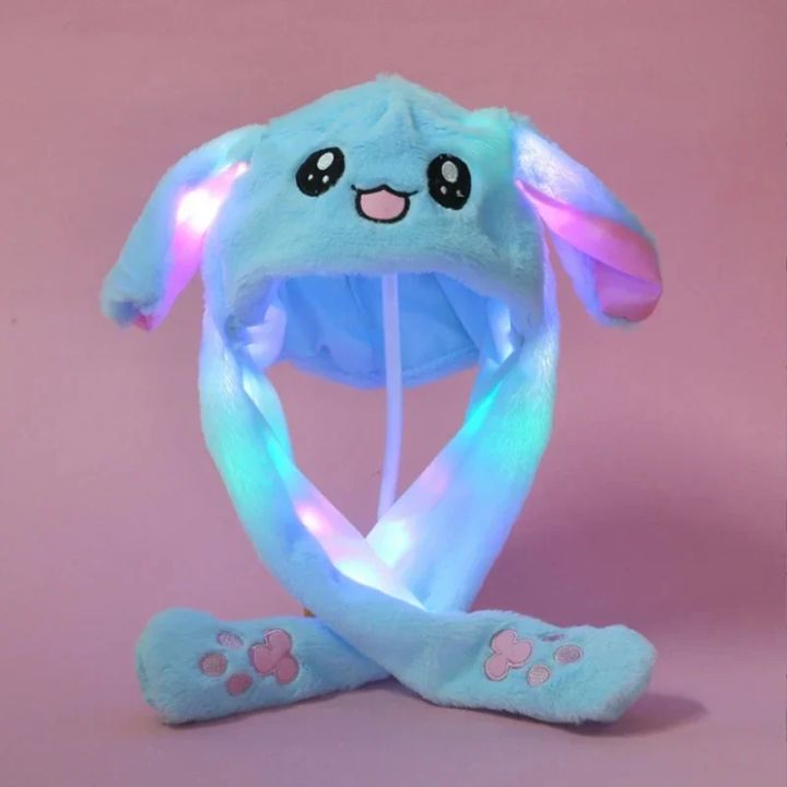 Glowing%20Rabbit%20Hats%20Children%20Plush%20Hat%20After%20Pressing%20The%20Paw%20The%20Ear%20Can%20Move%20Hair%20Band%20Decoration%20Prop%20Cosplay%20Adult%20Cute%20Hat%20-%20Image%202