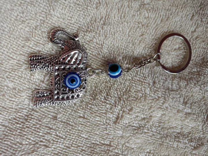 Silver%20Elephant%20Evil%20Eye%20Charm%20Keychain%20-%20Image%205