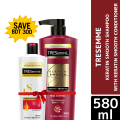 Tresemme Shampoo Keratin Smooth 580ml & Get Tresemme Keratin Smooth Condtioner 190ml Free. 