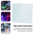 30X30X1.1mm 50R/50T Optical Laser Len Optical Beam Splitter Plate For Teaching Light Camera Laser Spectrum Analysis Instruments. 