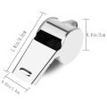 1-10PC Portable Referee Whistles with Rope Sport Rugby Metal Whistle Party Training Soccer Football Basketball Cheerleading Tool. 