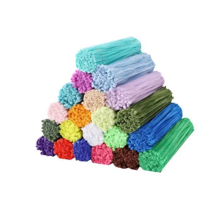 100pcs%20Fuzzy%20Wire%20Pipe%20Cleaners%20Craft%20Chenille%20Stem%20Creative%20DIY%20Handmade%20Educational%20Toys%20Projects%20-%20Image%204