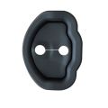 1/4pcs For Tesla Model 3/Y Car Door Mute Damping Cushion Silicone Door Lock Buckle Car Door Anti-collision Protective Cover. 