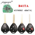 jingyuqin B41TA Remote Car Key For Toyota Forruner Hilux Innova Corolla RAV4 Yaris 2/3/4Button 433Mhz 4D67 G Chip 89070-52E61. 