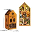 Doll House Mini Doll DIY Kit for Making Room Toys, Home Bedroom Decoration with Furniture, Wooden Crafts, 3D Puzzle, Girl's Birt. 