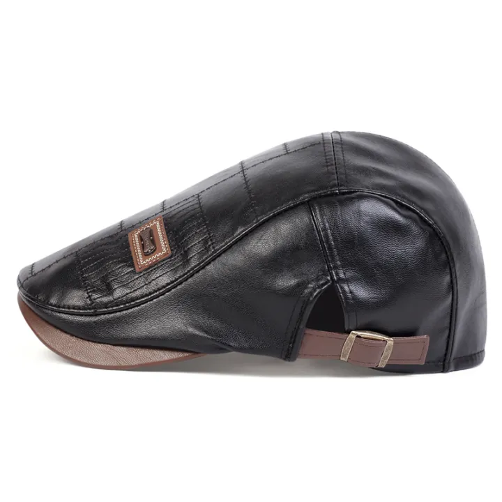 Men%20Retro%20Pu%20Leather%20Newsboy%20Caps%20JAMONT%20labeling%20British%20Painters%20Hats%20Spring%20Autumn%20Side%20Adjustable%20Flat%20Cap%20Hip%20Hop%20Berets%20-%20Image%203
