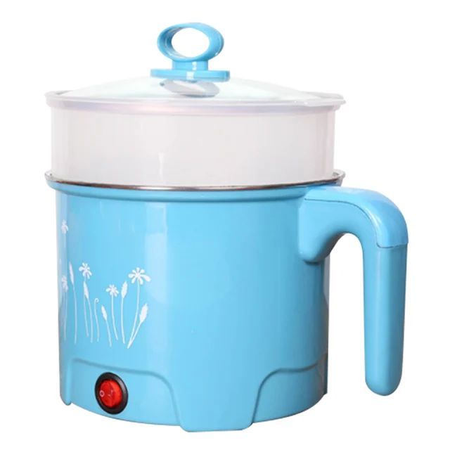 Mini Electric Student dormitory Household Multi-function Rice Cooker Hot Pot Noodles Porridge Soup Pot Egg Steamer Boiler