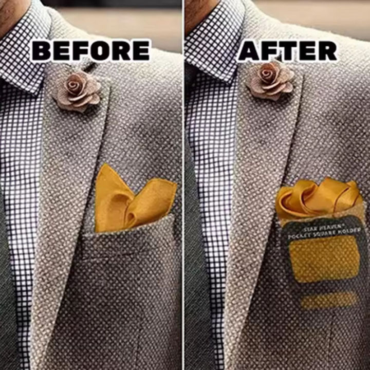 Pocket%20Squares%20Holder%20Handkerchief%20Keeper%20Organizer%20Man%20Prefolded%20Handkerchiefs%20For%20Men%20Gentlemen%20Suit%20Wearing%20Accessory%201/2/3PC%20-%20Image%205