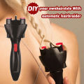 360 Degree Rotating Automatic Hair Braider Machine Two Strand Twist Braid Maker Electric Hair Styling Tool for Women Girls. 