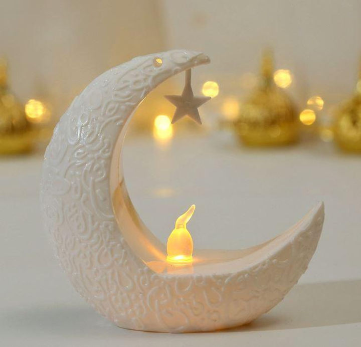 Decoration Eid Mubarak Decor Lights - Moon and Star LED Night Light ...