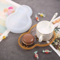 Storage Tray Silicone Mold Heart Round Cloud Flower Gourd Dish Plate Coaster Jewelry Tray Casting Epoxy Resin Mold Home Decor.