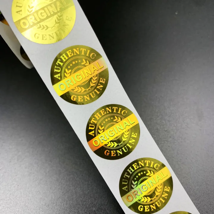 500pcs/1000pcs%20Rolled%20Gold%20VOID%20Authentic%20Tamper%20Proof%20Holographic%20Original%20Stickers%20for%20Commercial%20Business%20%20Package%20Box%20-%20Image%204
