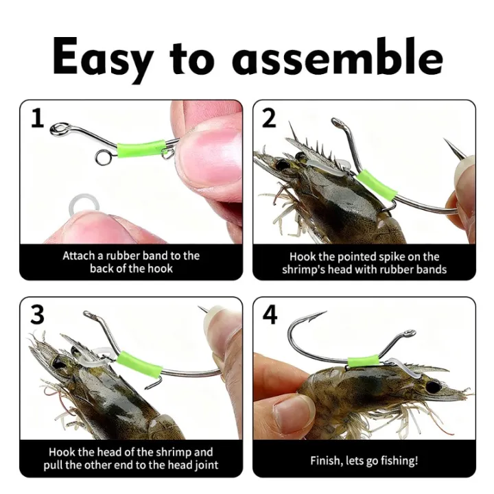 10pcs%20Luminous%20Spring-loaded%20shrimp%20hook%20Live%20Shrimp%20Hooks%20Stainless%20Steel%20Saltwater%20Live%20bait%20Fishing%20Hooks%20Shrimp%20Walker%20-%20Image%206