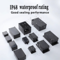 ABS Waterproof Box Electronic Safe Case Plastic Boxes Black Wire Junction Box Plastic Organizer IP67 Waterproof Enclosure. 