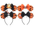 Cartoon Piglet Tigger Hair Accessories Women Disney Winnie the Pooh Bear Ears Hairbands Kids Eeyore Bow Headbands For Girls . 