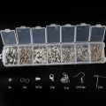 1box Mixed Bead Caps for Jewelry Making Bulk Gold Beads Supplies Flower Metal Spacer Shaped Bracelet Necklace Accessories. 