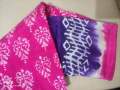 Comilla Batik Half Silk Sharee Women's Fashionable Traditional Sari Blouse Included.