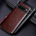 Luxury PU leather Case for Google Pixel 8 7 6 5 Pro 7A 6A 5A 4A 4 XL Business solid color design phone cover Soft TPU&Hard PC.