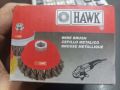 2pices hawk Golden Cup Brush for Removing Rust, Paint and Polishing professional high quality.