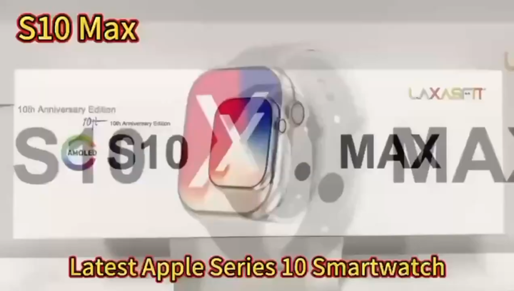 S10 Max Smart Watch 2.29 Inch AMOLED Display NFC Bluetooth Call Wireless Charging