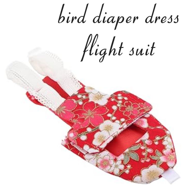 ringneck%20parrot%20bird%20diaper%20dress%20washable%20fabrics%20adjustable%20diaper%20dress%20pet%20products%20pet%20accessories.%20-%20Image%205