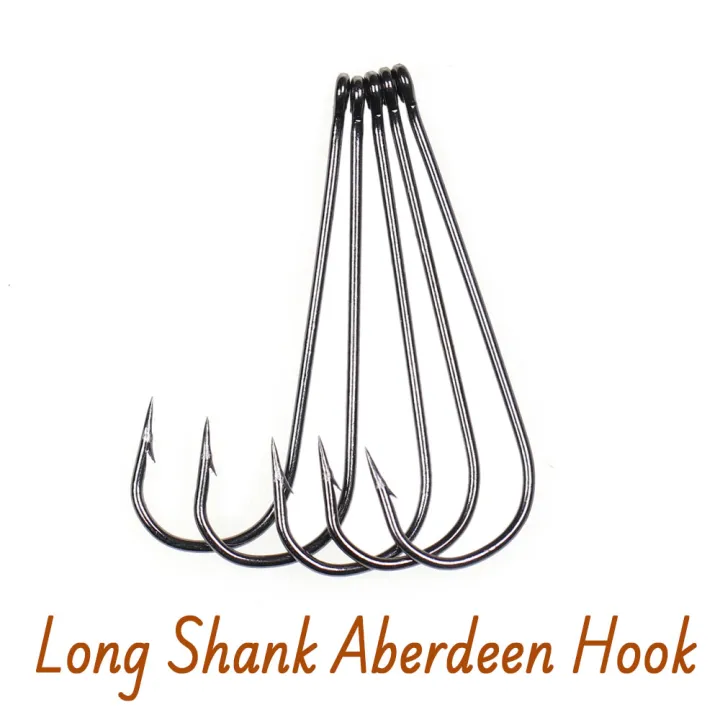 50PCS%20#16-3/0%20Aberdeen%20Long%20Shank%20Fish%20Hook%20Sabiki%20Rig%20Streamer%20Fly%20Hook%20Saltwater%20Freshwater%20Bait%20Hook%20-%20Image%202