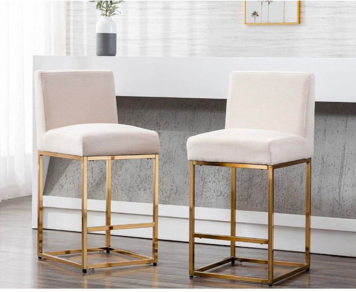 Modern%20Counter%20Height%20Bar%20Stools%20Pack%20of%201%20Linen%20Upholstered%20Gold%20Bar%20Stool%20With%20Backrest%2027%20Inch%20Kitchen%20Island%20Stool%20With%20Gold%20Metel%20-%20Image%207