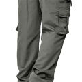 Men's Men's loose straight leg fashion casual Men's fashion casual multi-pocket loose straight leg overalls Outdoor pants men's. 