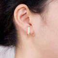Huitan Unique Design Hoop Earrings Women Hollow Out Irregular Gold Color Earrings Wedding Engagement Party Luxury Trendy Jewelry. 