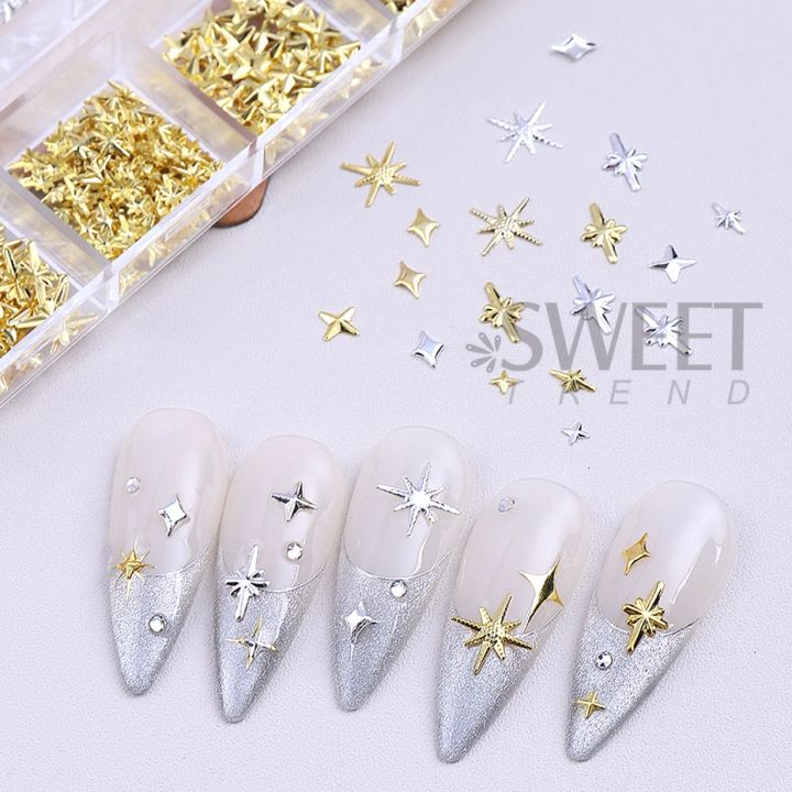12%20Grids%20Gold%20Silver%20Stars%20Nail%20Charm%203D%20Metal%20Rivet%20Star%20Nail%20Art%20Decoration%20Y2K%20Punk%20Style%20Manicure%20Accessories%20Nail%20Supplies%20-%20Image%202