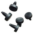 5 Pcs Snooker Cue Butt Protectors 19.2mm Plastic Dustproof Scratch Resistant Cue Bottom Cover For Peradon For Master Parts.