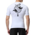 Graphic Short Sleeve Compression Shirt for Men Summer Athletic Quick Dry Tshirt Gym Workout Running Tees Tops Sporty Baselayers.
