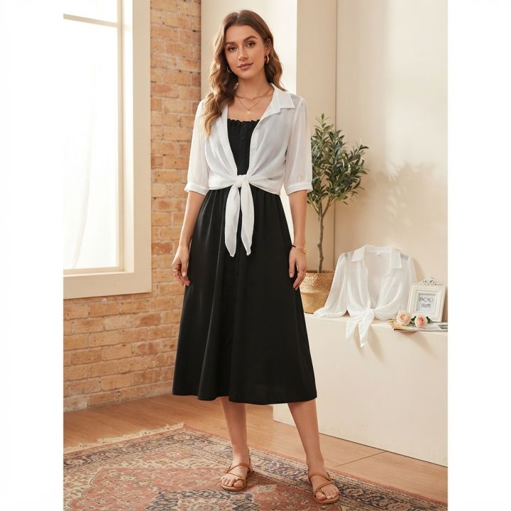 Dress Perfect for Casual and Party Wear Elegant Stylish Everyday Design Trendy Design for Women and Girls