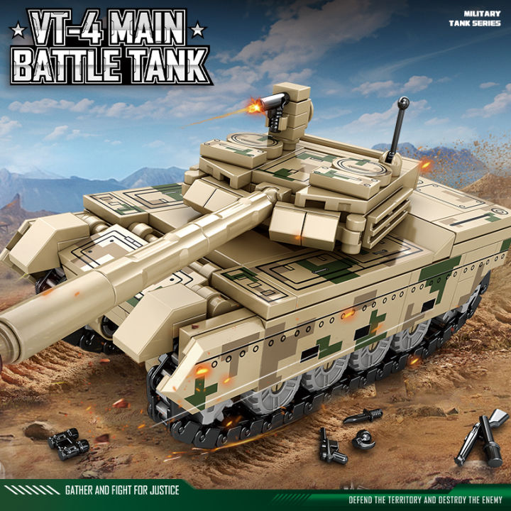 Tank Building Blocks Armored Vehicle Series Construction Bricks Tank ...