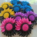 Artificial Multicolor Sunflower. 