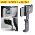 Airplane Phone Holder Stand Cell Mobile Portable Travel Mount Desk Flight Foldable Rotatable Selfie Holding Train Seat Support. 