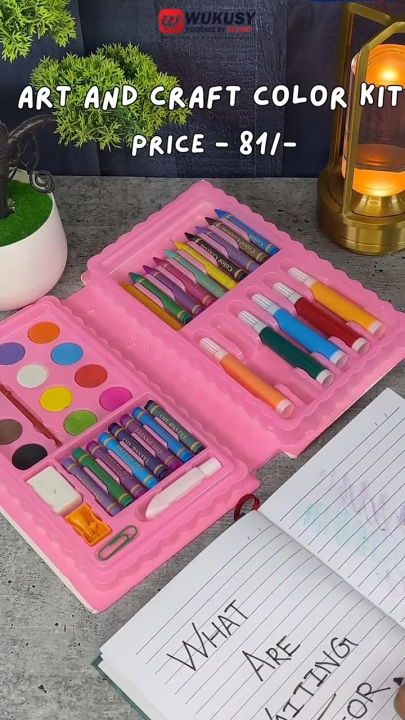 24/42 Pcs Color Set/Kit for Drawing & Painting Portable Art Box | 12 ...