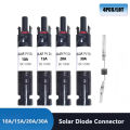 4PCS Solar DC Connector Built-into10a 15a 20a 30a Diodes For PV System Solar Panel Parallel Connection Antireflux Protection. 