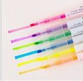 double sided highlighter and markers set of 6 pcs. 