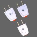 3 Pcs Two Pin Plug Two Pin Shoe Superior Quality ABS Plastic Electric Socket Plug 220v 250v 10A. 
