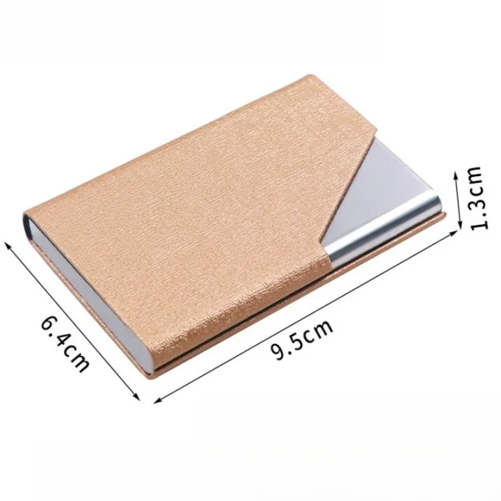 2025%20Minimalist%20Business%20Men's%20Magnetic%20Card%20Holder%20Multifunction%20PU%20Leather%20Womem%20Card%20Box%20Stainless%20Steel%20Mini%20Unisex%20Card%20Bag%20-%20Image%206