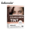 High quality Brow Tint Kit private label Eyelash Mascara Eyebrow Tint Dye Semi permanent Eye brow tinting. 
