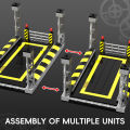 Building Blocks Parking Lot Assembly Toy, DIY Car Garage Display Stand Model Kit for Kids Adults Gift Collection. 