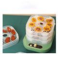 Food Dehydrator 5 Trays Dried Fruit Vegetable Herb Meat Drying Machine Electric Yogurt Maker Pet Snacks Air Dryer Oven EU. 