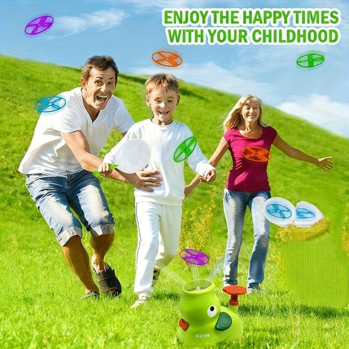 Kids%20Pop-Up%20Flying%20Saucer%20Launcher%20Toy%20with%20Pink%20Elephant%20Flying%20Discs%20Outdoor%20Backyard%20Park%20Play%20Game%20Durable%20Launcher%20-%20Image%203