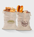 Linen Bread Bags Reusable Drawstring Bag For Loaf Homemade Artisan Bread Storage Bag Linen Bread Bags For Baguette. 
