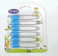 Infant Baby Safety Pin Set of 6. 