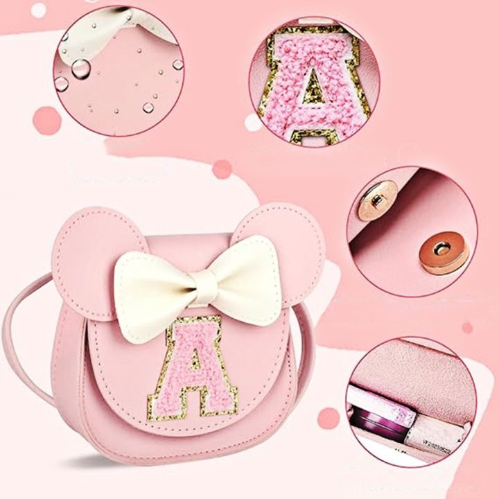 Todder%20Girls%20Pink%20Bow%20Alphabet%20Bag%20Kids%20Girls%20Shoulder%20Mouse%20Ear%20Messenger%20Bag%20%20Cross-Border%20Little%20Girl%20Mini%20Wallet%20XC14%20-%20Image%204